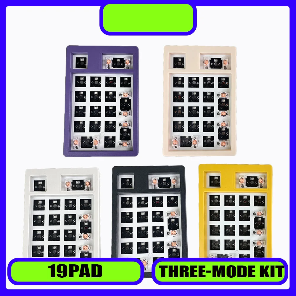 

Next Time Nt19 Pad Keypad kit 3 Mode RGB hot swap Wireless Customized Bluetooth Numpad Keyboard Accessories