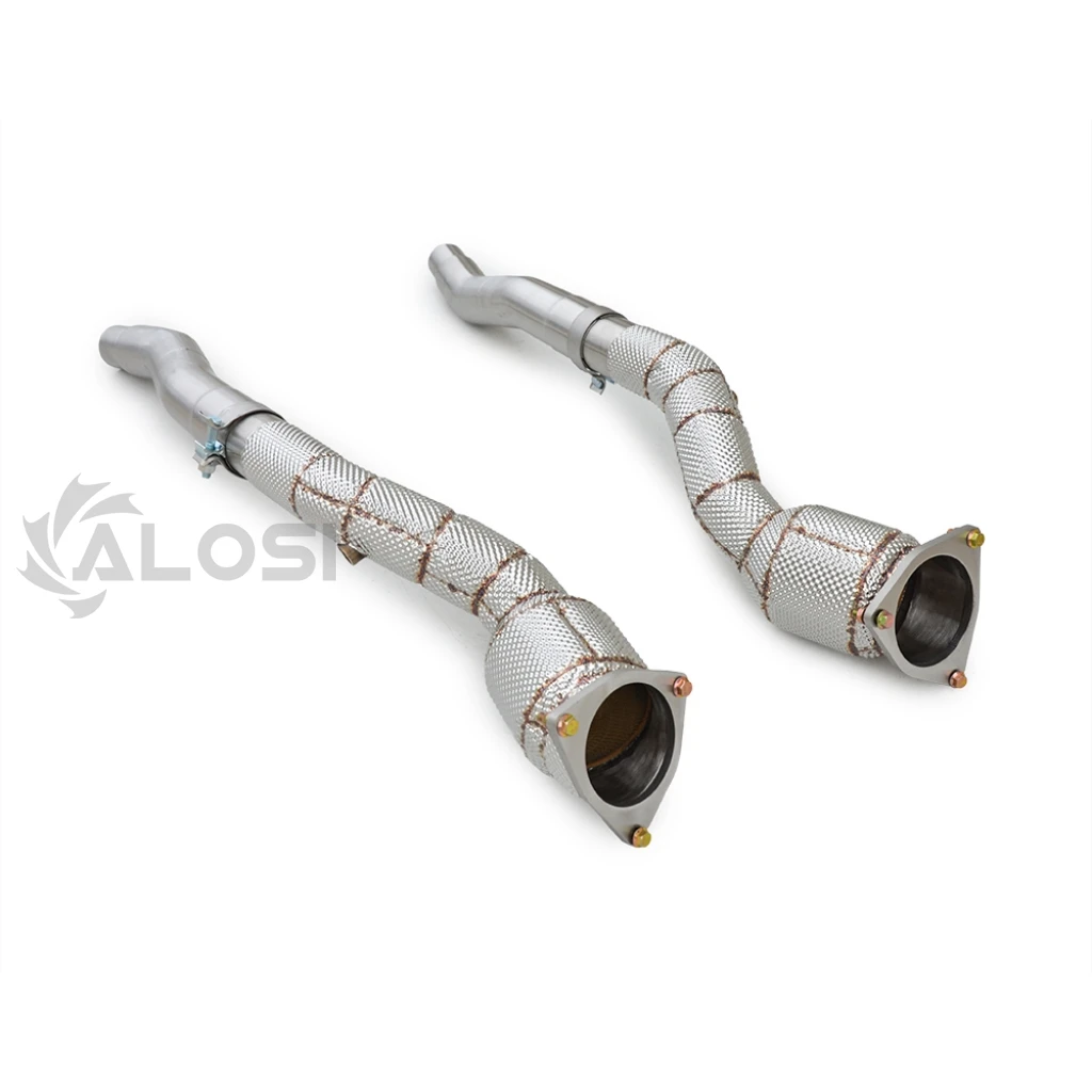 Exhaust head section for Ferrari F12 Berlinetta FF 6.3l 812 6.5l V12 high-performance stainless steel exhaust head