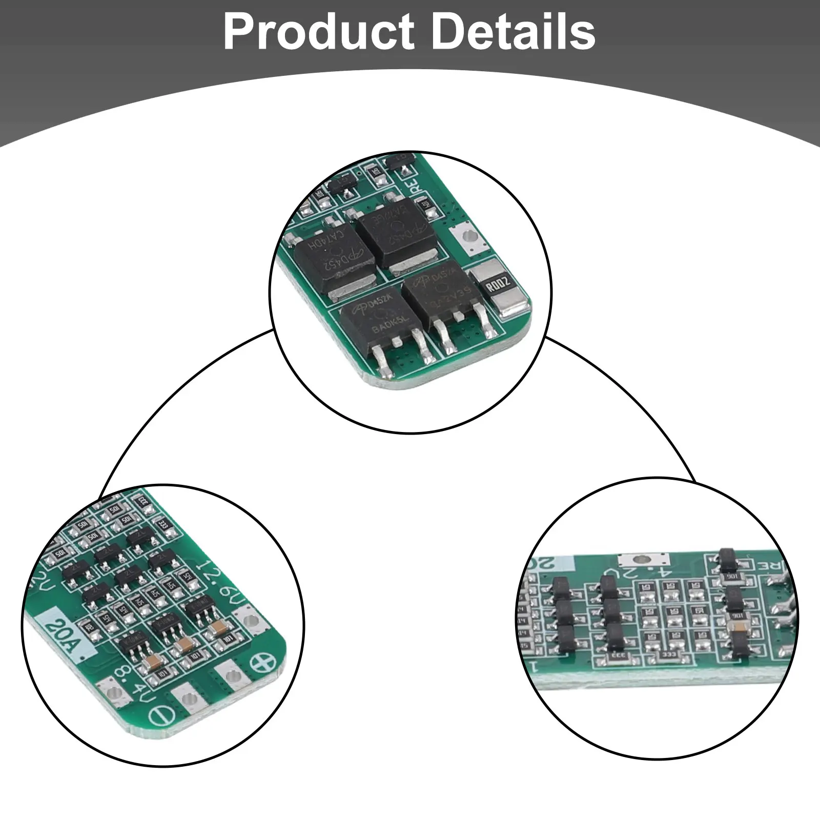 DIY Electronics Projects 12.6V Protection Module 12.6V Battery Charger Module Discharge Protection Battery Management System