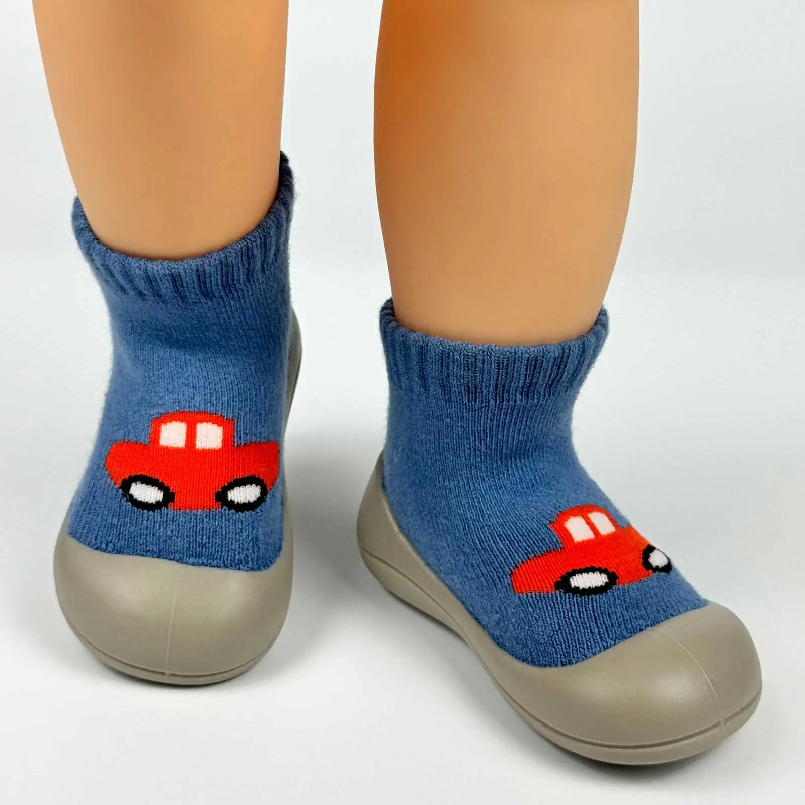 Baby Toddler Socks Shoes Non-Slip Infant First Walking Shoes Soft Rubber Sole Newborn Slippers Boys Girls Cartoon Indoor Floor S