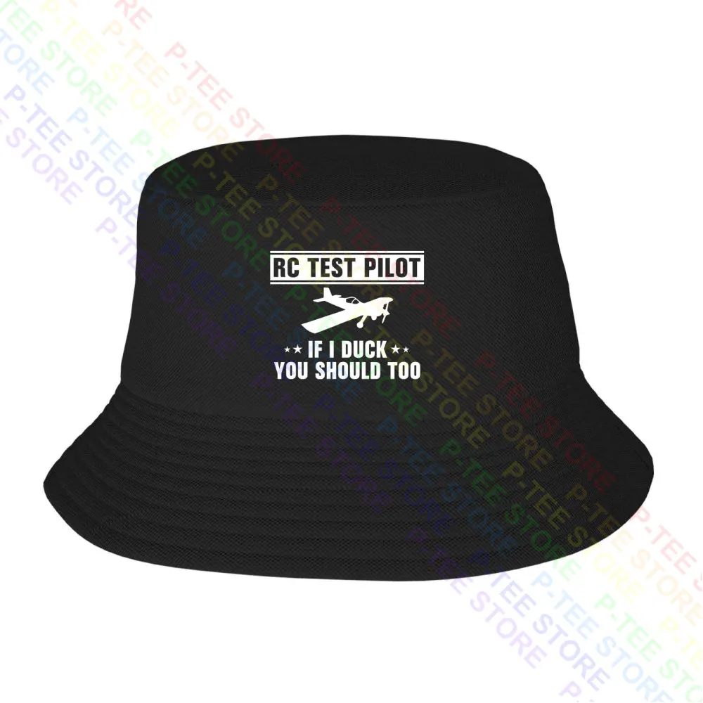 Rc Test Pilot If I Duck You Should Too Aviation Flying Baseball Cap Snapback Caps Knitted Bucket Hat