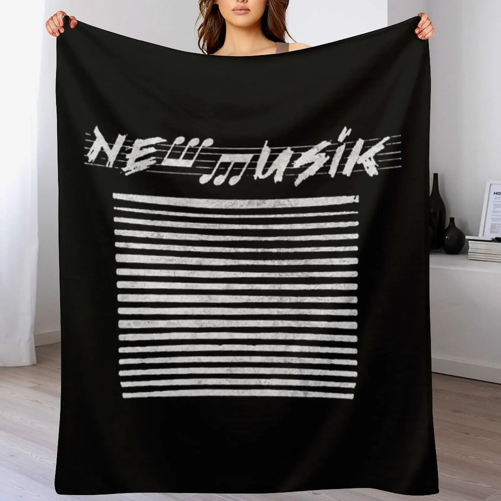 

New Musik T-ShirtNew Musik Throw Blanket Lightweight Warm Blanket for Indoor Outdoor Use