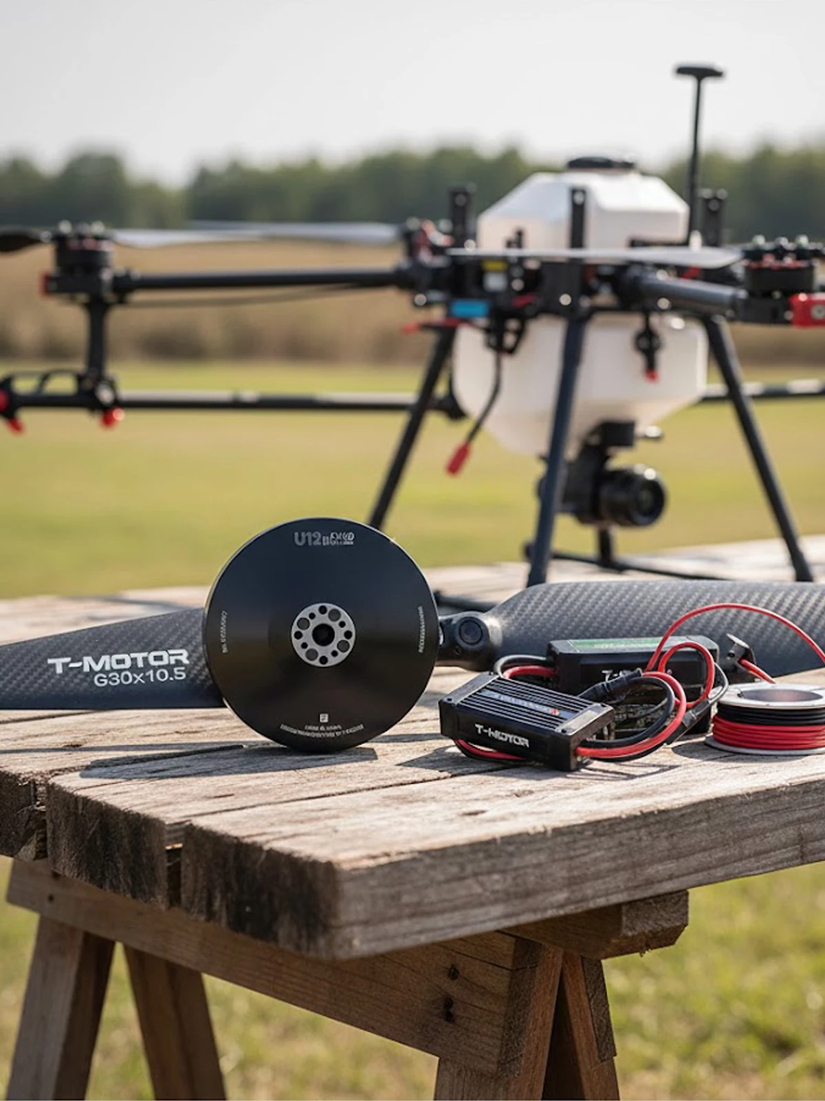 

Original T-MOTOR U12II Efficiency Type KV60/KV120 Waterproof Dustproof Brushless Motor for Fixed-wing Heavy Payload UAV Drone