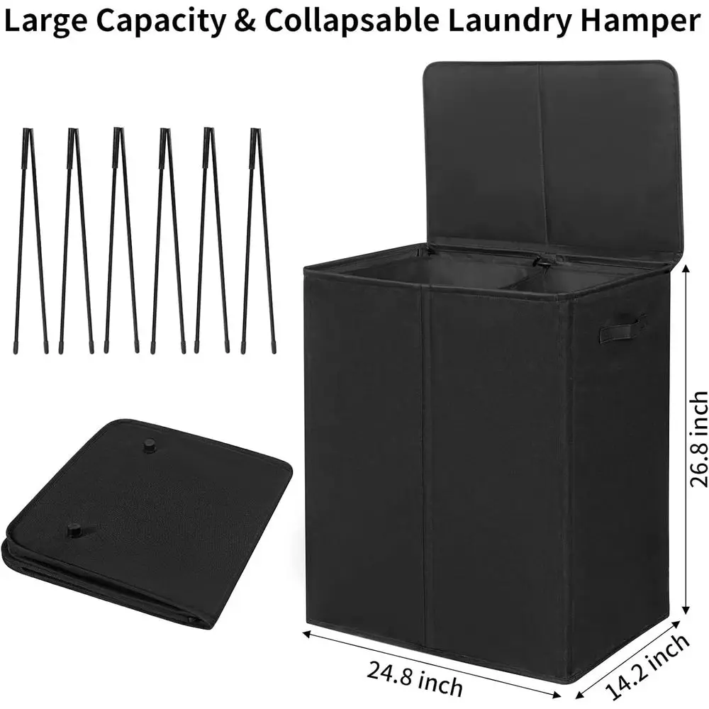 Laundry Hamper with Lid