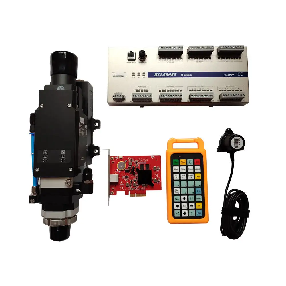 BOCI BLT310 latest laser cutting head 3000w and FSCUT2000E EtherCAT Bus Controller laser head controller