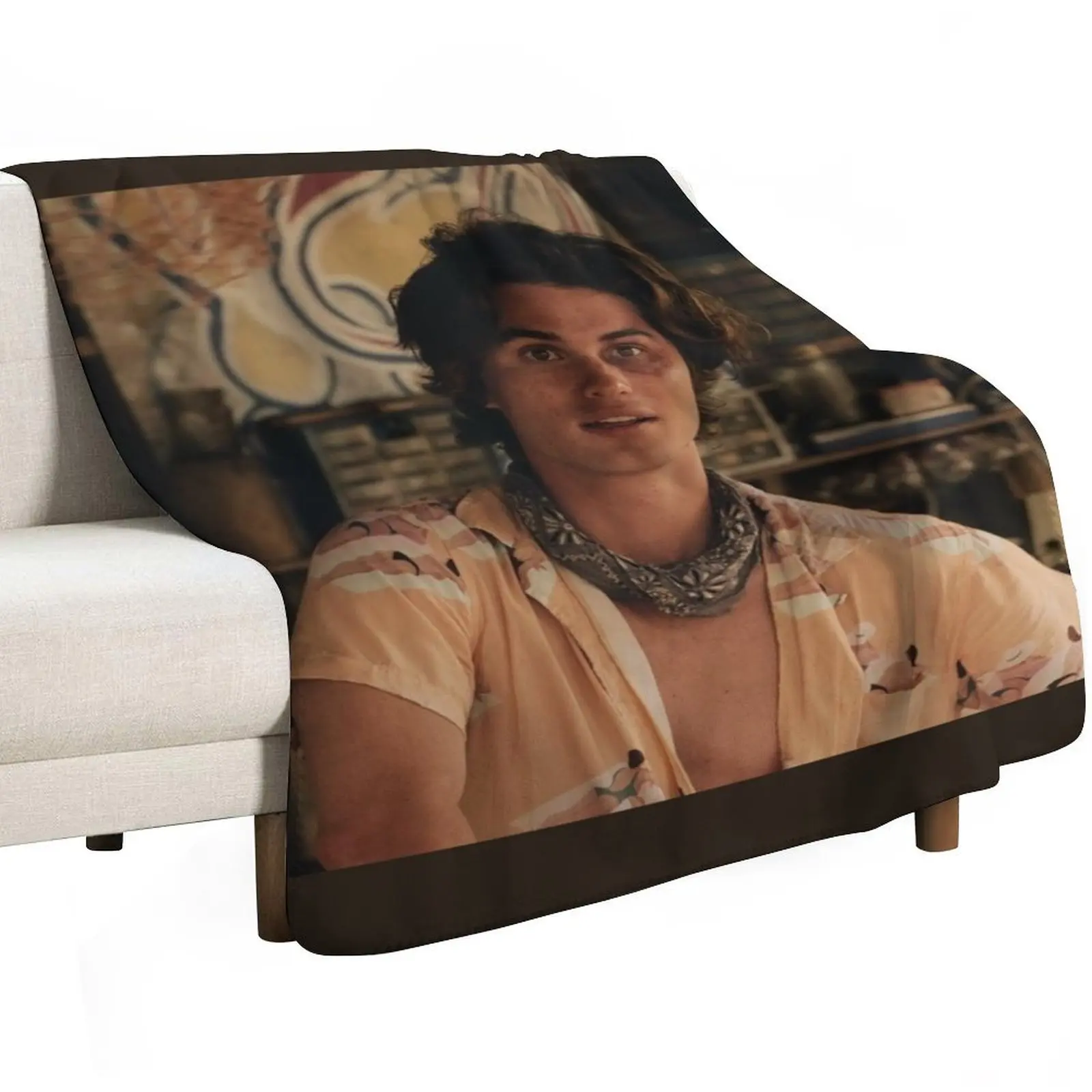 Chase Stokes Throw Blanket Ultra Soft Flannel Fleece Blanket for All Seasons
