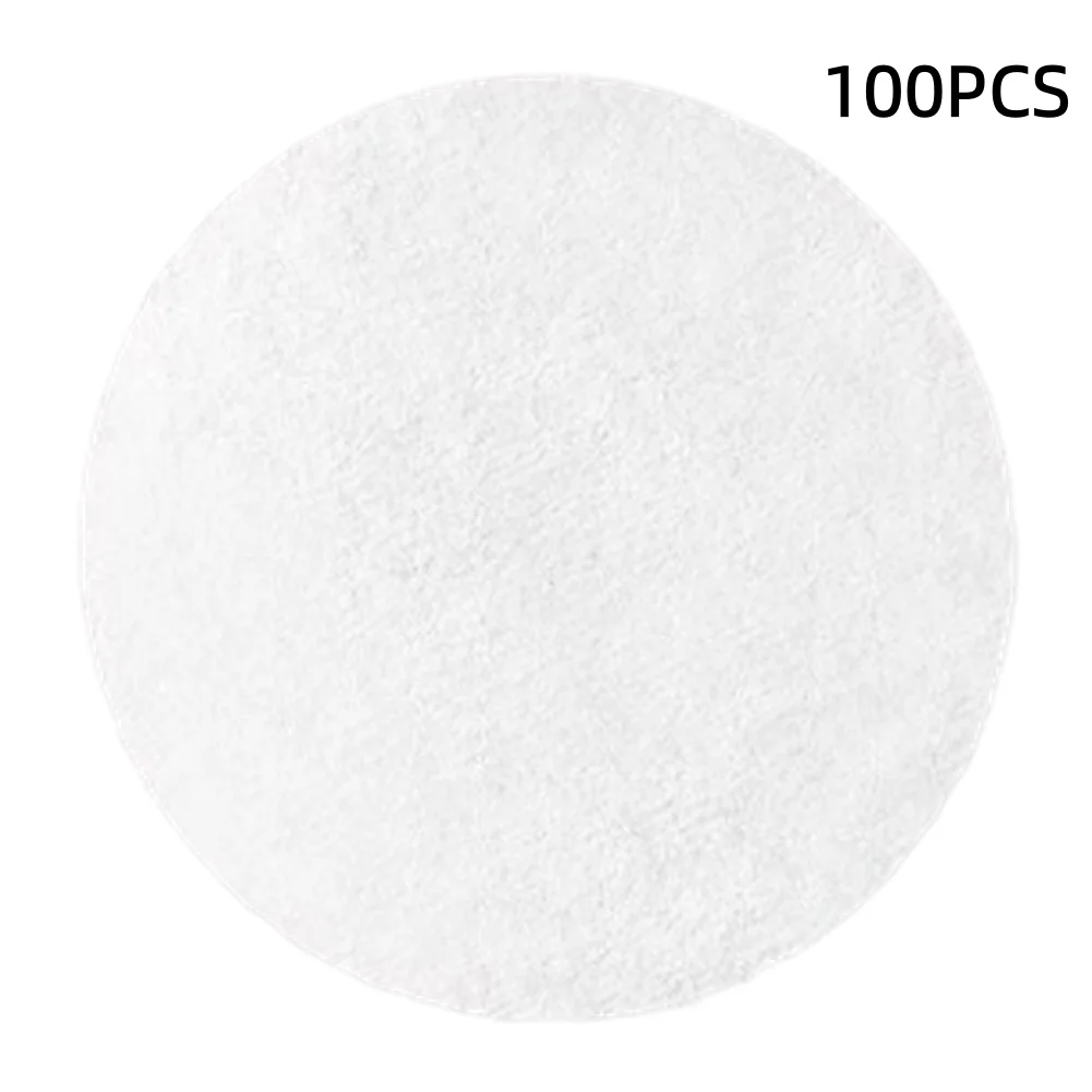 Round Coffee Filter Paper 100pcs 51mm 56mm 58mm 60mm for Moka Pot and Espresso Machine Double Sided Pleats Made from Wood Pulp