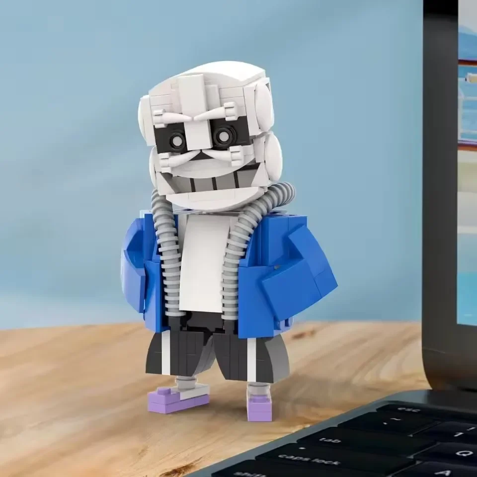 スケルトン ブラザーズ MOC ビルディング ブロック、アンダーグラウンド レジェンド キャラクター セット、ファン向けの RPG ゲームにインスパイアされた DIY モデル