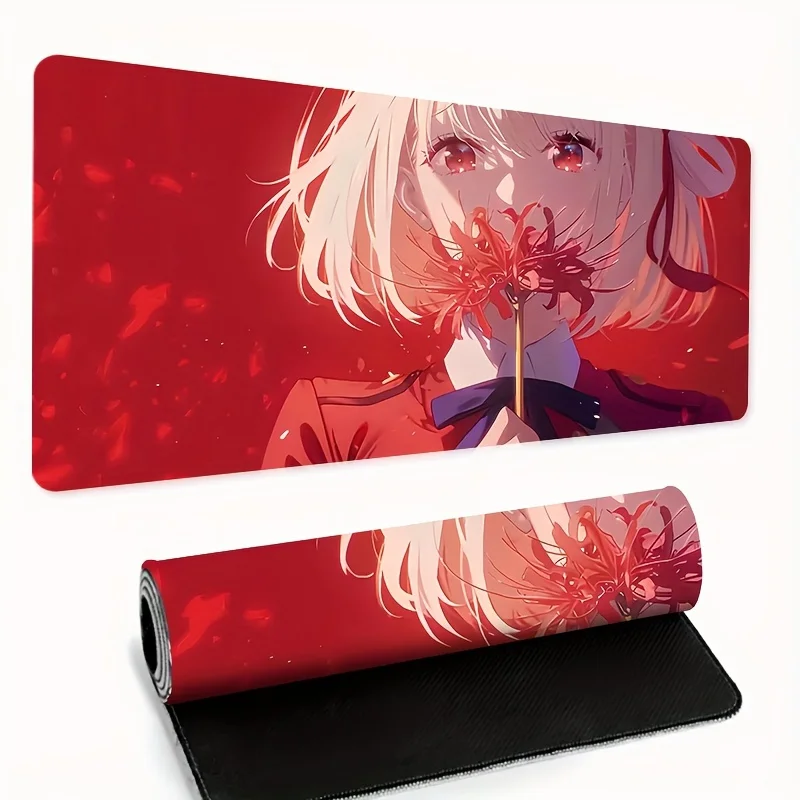 

Прочный коврик для мыши и рабочего стола с комфортной тканевой поверхностью и нескользящей резиновой основой для дома, офиса, ПК, ноутбука