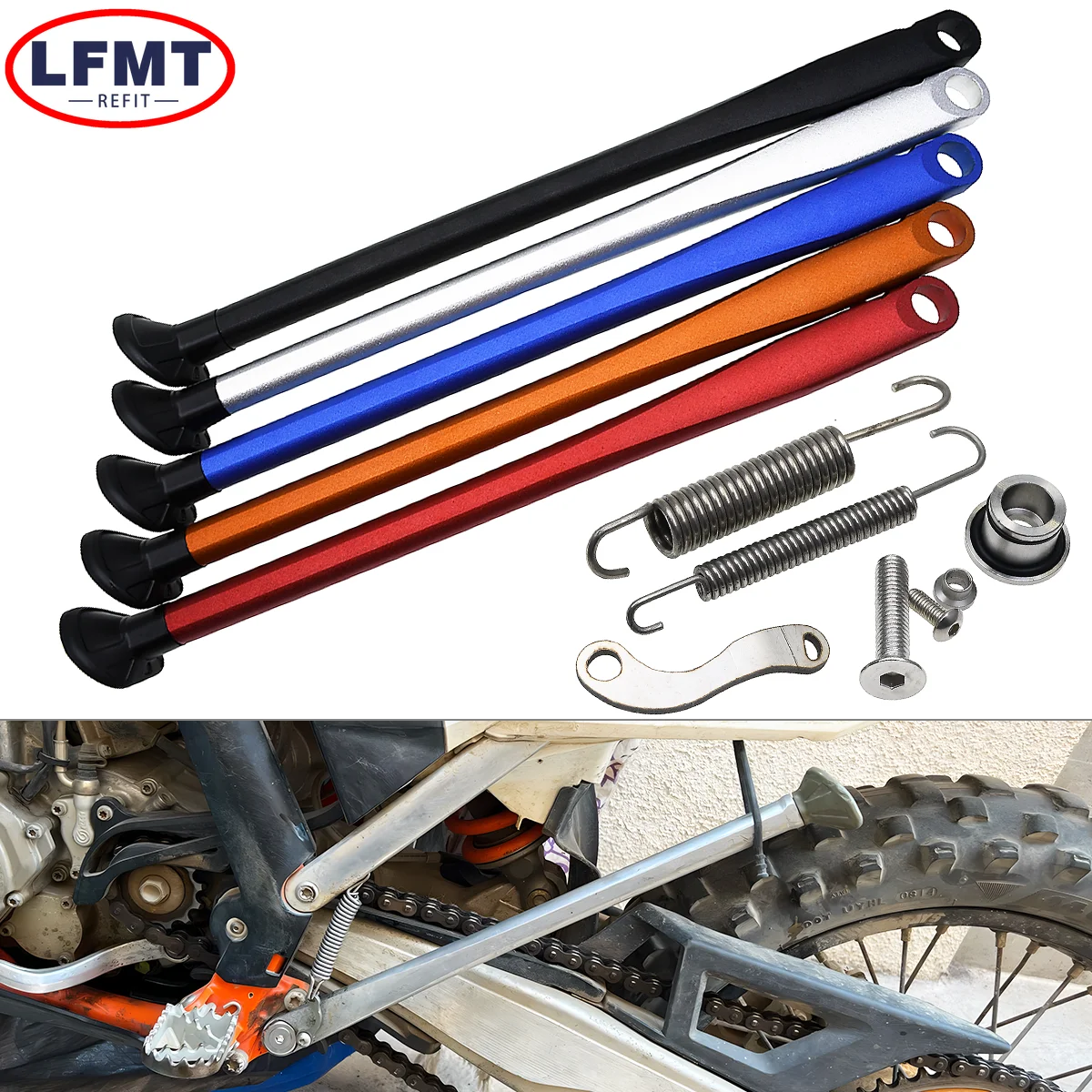 

Motorcycle Parking Side Stand Kit For KTM XC XCW XCR-W XCF XCFW EXC 300 EXC-E EXC-R EXC-F TPI Six Days 2008-2023 For Husqvarna