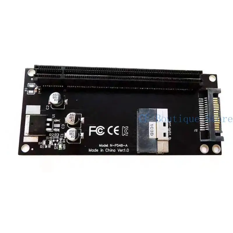 

Universal SFF8654 to PCIe 3.0 x16 Converter Supports SFF-8654 8i to PCIe 3.0 3.0 2.0 Interfaces Convert Card Adapter