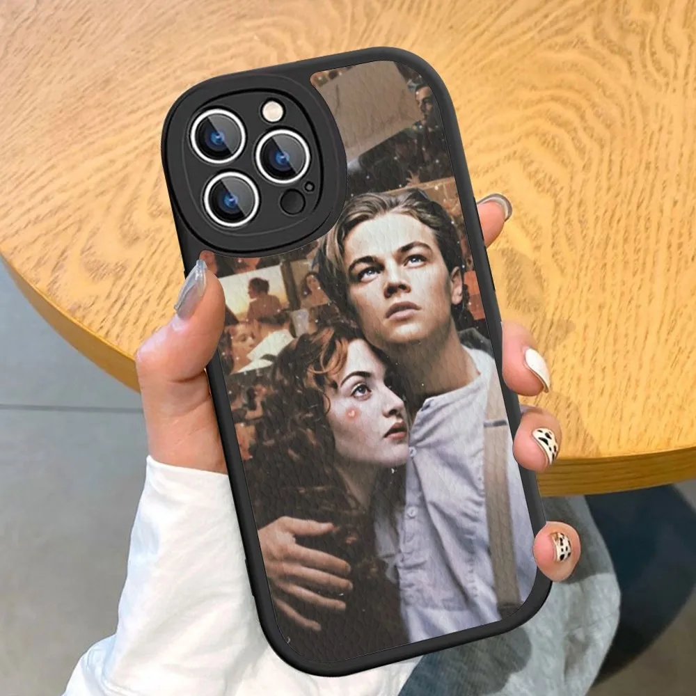 T-Titanic-Movie Phone Case Hard Leather For IPhone 14 13 12 Mini 11 14 Pro Max Xs X Xr 7 8 Plus Fundas