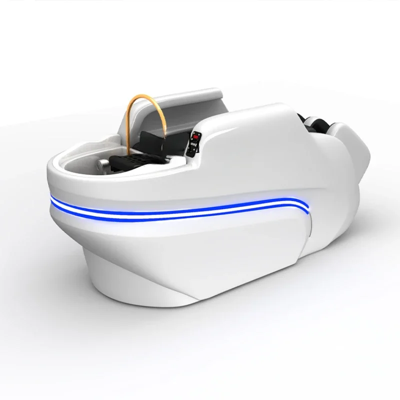 

Электрическое интеллектуальное массажное кресло для шампуня с циркуляцией воды, автоматическая паровая кровать для терапии головы