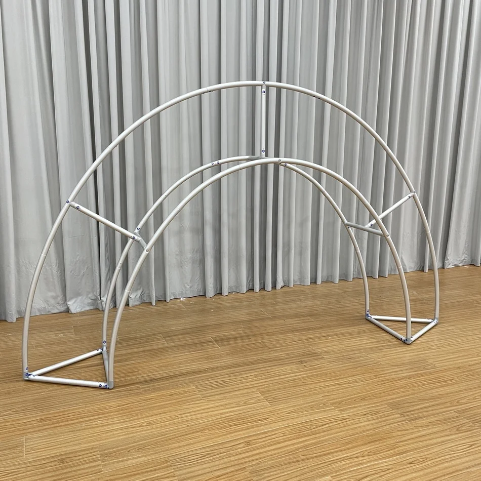 Business display rack, aluminum arch frame, background trade display stand, booth equipment, trade display rack, exhibition
