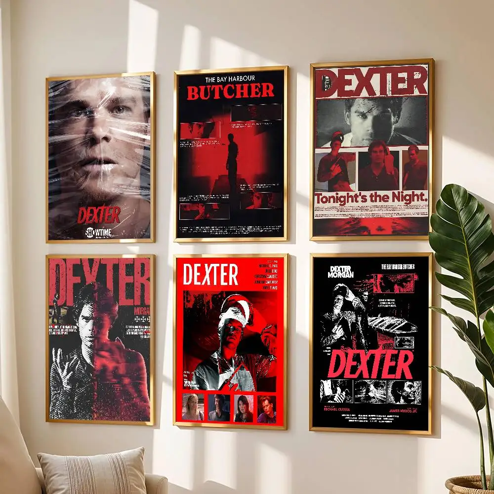ديكستر المشارك الأمريكية الكلاسيكية الرعب تلفزيوني المشارك طباعة لغرفة النوم غرفة المعيشة ديكور المنزل اللوحة جدار الفن HD صورة جدارية
