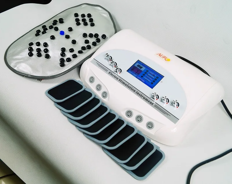 

Au-6804B Home Use Electric Muscle Stimulation Body Muscle Training Massager Muscle Stimulator with Infrared