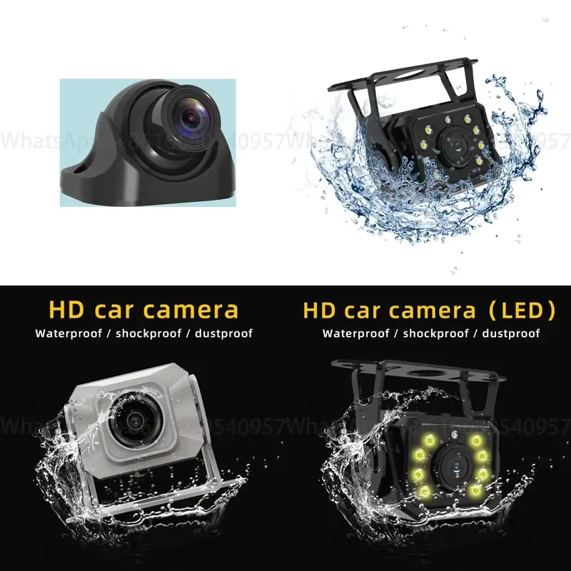 CHUNQIONG SX1 1080p HD Waterproof Backup Camera for Large Vehicles AHDL Sensor Reversing Assistance Parking Sensor-Portable