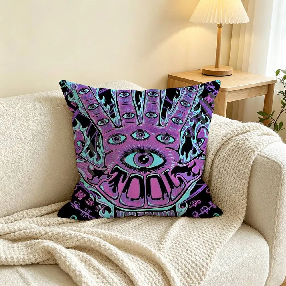 T-Tool B-Band  Square Double-Sided printed Pillow Case Bedroom Bedside Pillow Sofa Cushion Cover