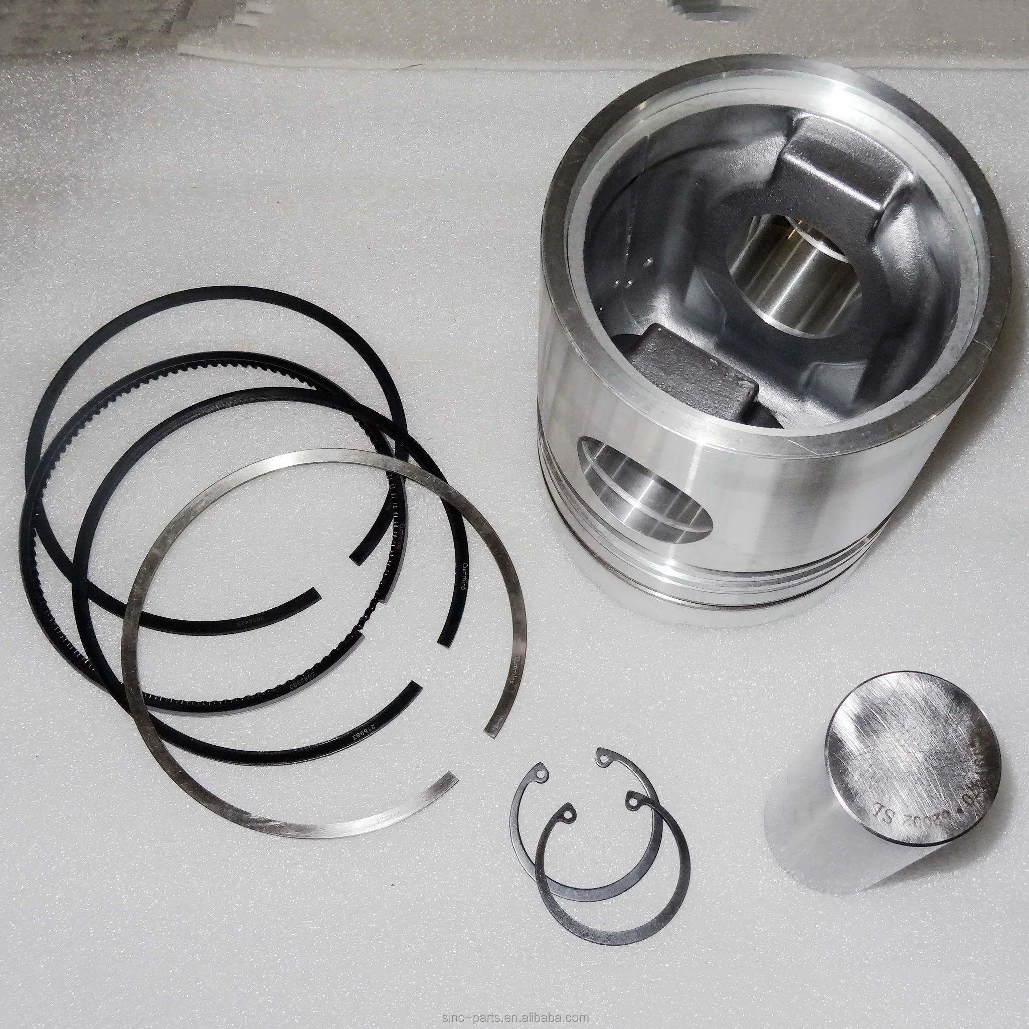 Kit Piston truk NT855 Piston mesin Diesel dan 3801770 cincin