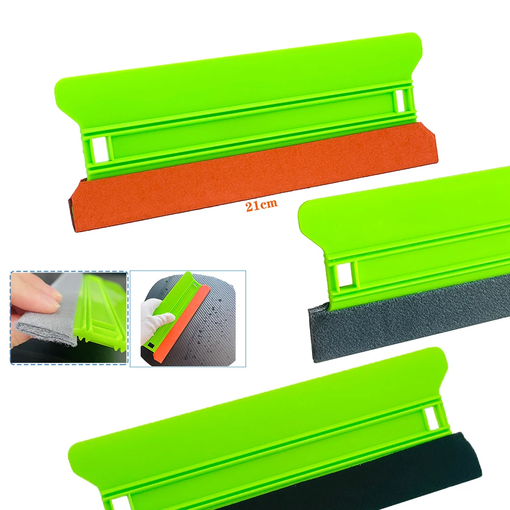 21cm Vinyl Wrap Car Accessories Applicator No Scratch Carbon Film Felt Edge Squeegee Scraper Window Tinting Glass Cleaning Tools