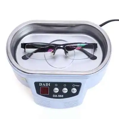 

600Ml ultrasonic cleaning machine intelligent control jewelry glasses circuit board mini sonic cleaning machine