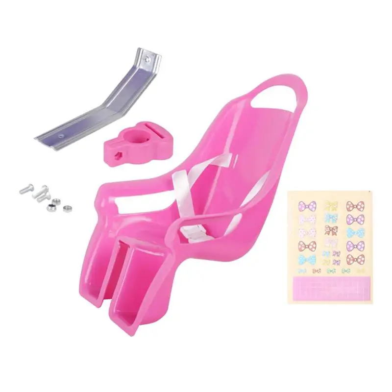 AliExpress perfeclan Girls Bike Doll Seat with DIY Decals Children Bike Decoration Universal Doll Bike Seat Bike Accessories for Girls