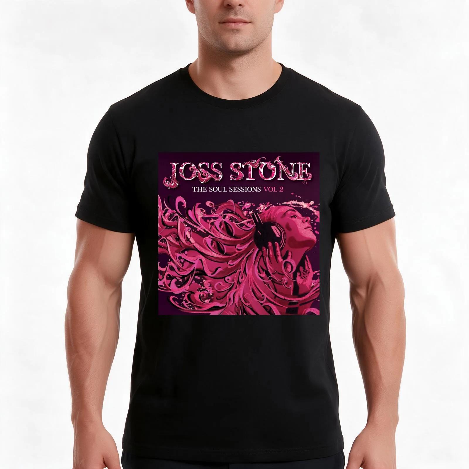 Joss Stone the soul sessions volume 2 T-Shirt, Summer Casual Cotton Tee, Oversized Streetwear Tops, Vintage Graphic Print