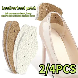 Shoe Leather Pads for High Heels Pain Reliefs for Women Adjust Size Adhesive Non-slip Shoe Pads Pain Relief Foot Care Inserts