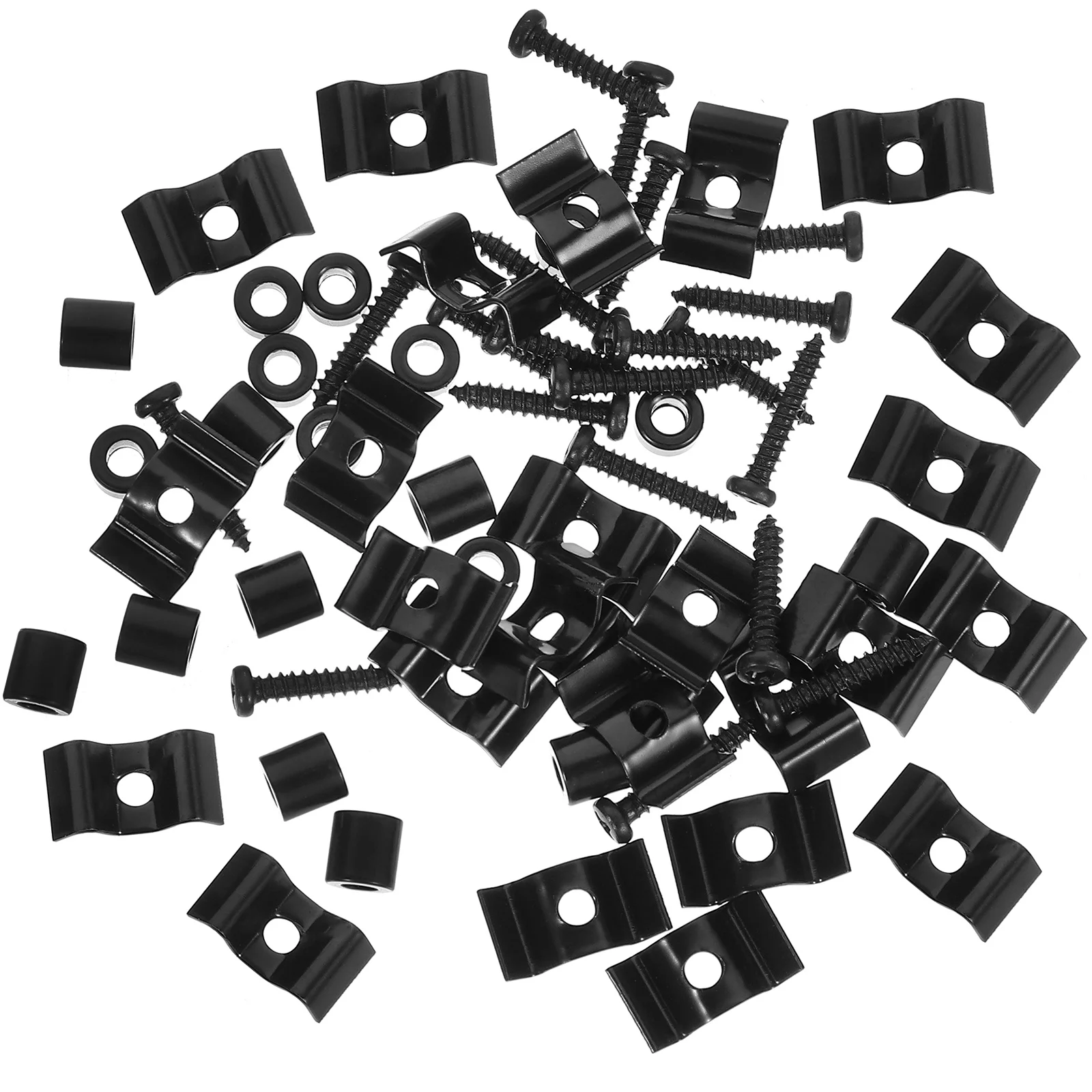 

10Set Guitar String Trees Press Retainer Bars Lightweight Durable for Electric Guitar Bass Stable String Device