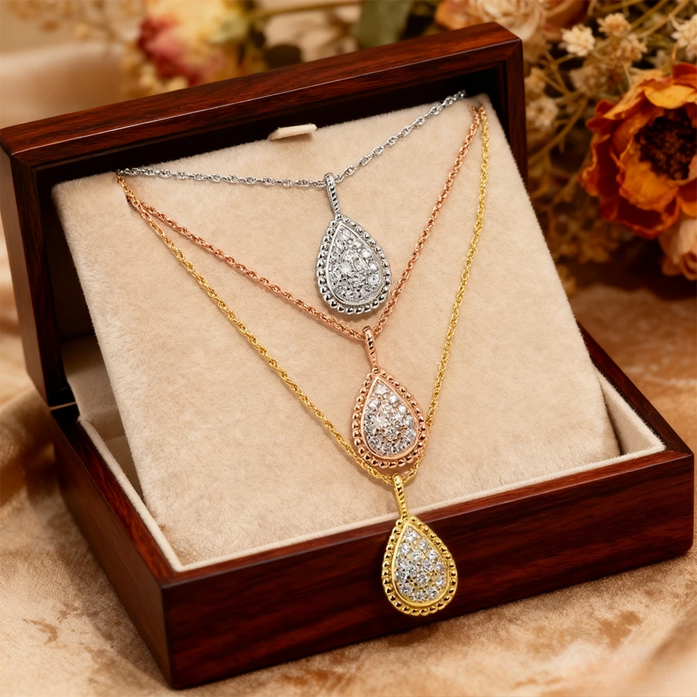 

Модные ювелирные изделия, ожерелье-капля, женская мода, темперамент, люксовый бренд, ювелирные изделия, подарок на день Святого Валентина