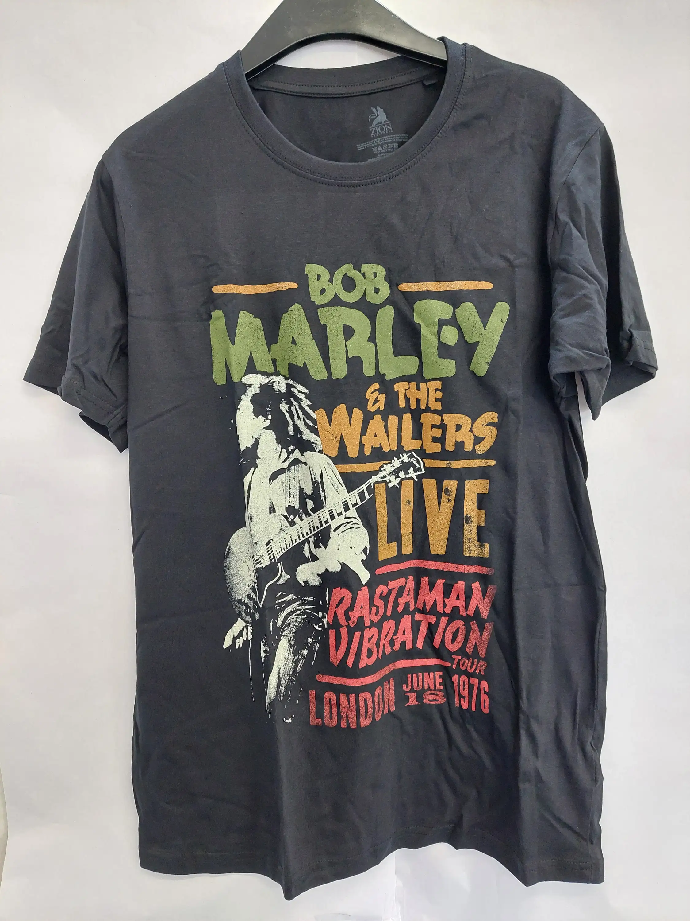 Bob Marley the Wailers Rastaman Vibration Tour OFFICIAL T Shirt Mens