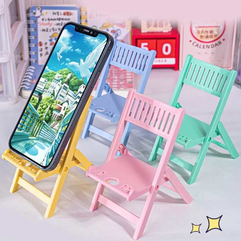 Nhỏ Gọn & Ổn Định Ghế Mini Giá Đỡ Điện Thoại Có Thể Gập Lại Để Bàn Giá Đỡ Ghế Mini Giá Đỡ Điện Thoại Chân Đế Nhẹ Cho Tế Bào