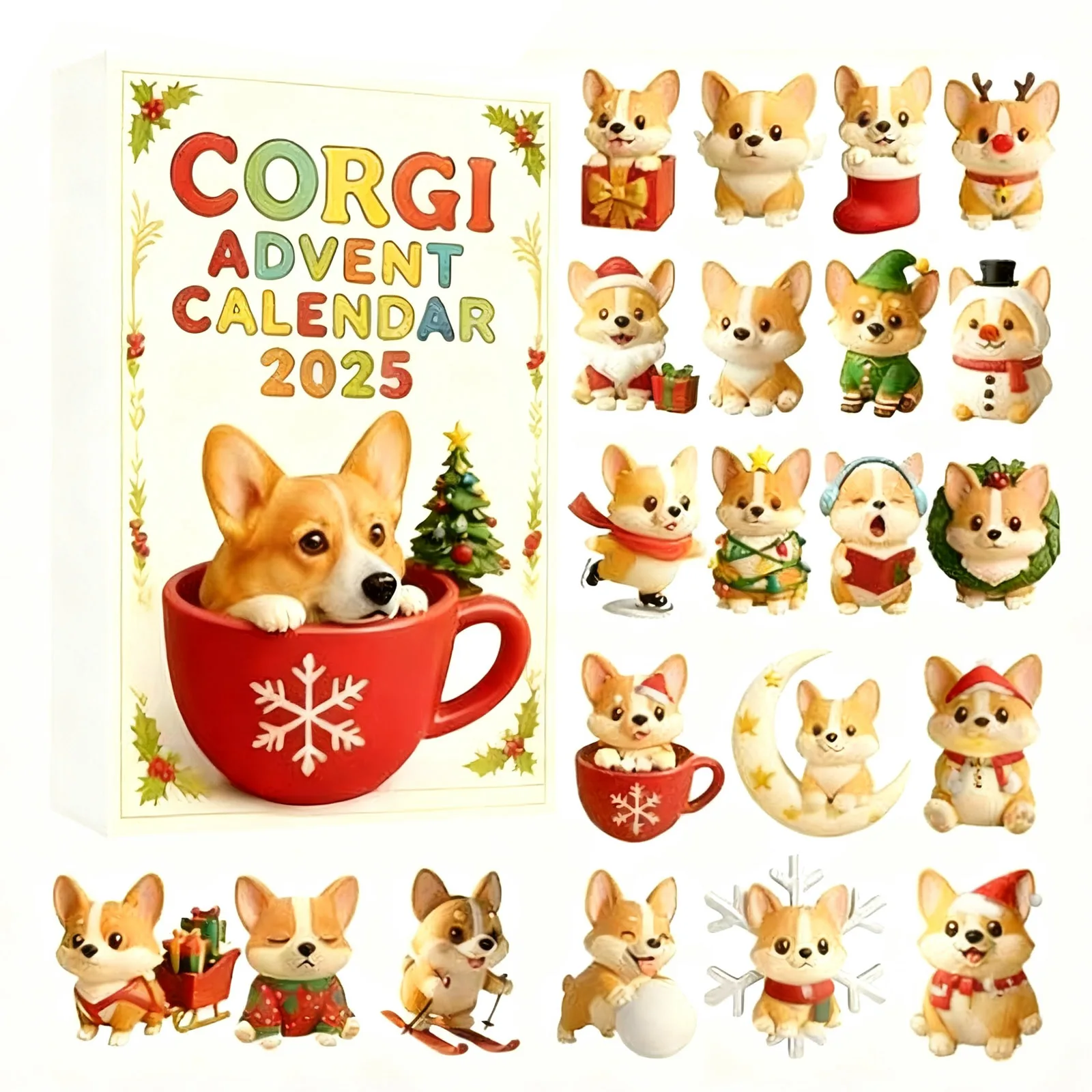 Zasilane bateriami lampki zewnętrzne z timerem Coigi Kalendarz Adwentowy Anatomia Odliczanie do Świąt Bożego Narodzenia Zawieszka Odliczanie do Świąt Bożego Narodzenia Torby