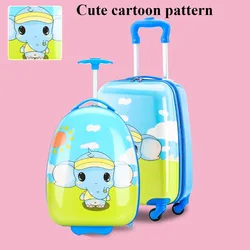 16 Inch Kids Luggage Bag Lightweight Cute Cartoon Animals Trolley Case Unicorn Travel Bag Cabin Case Portable Bag Gift for Kids