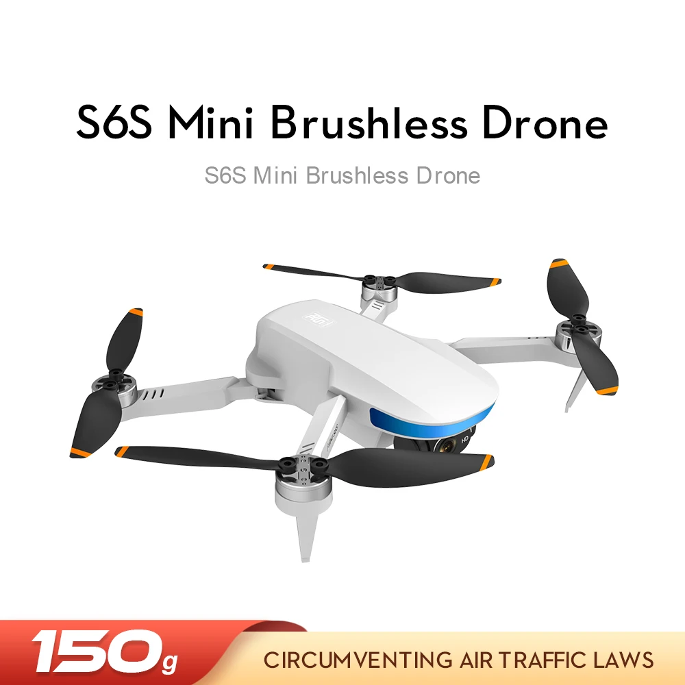S6S Rc Drone Gps 4K Profesional Mini Brushless Dual Camera Hd Aerial Photography Wifi Fpv Optical Flow Quadcopter Drones