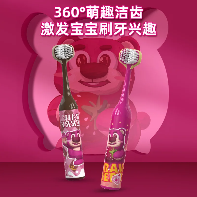 escova-de-dentes-infantil-tipo-c-de-tres-lados-cherry-bear-para-criancas-de-6-a-12-anos-antiderrapante-com-cerdas-macias-clareamento-dos-dentes-limpeza-protecao-das-gengivas