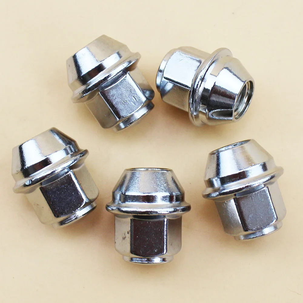 Car Styling 5PCS/lot Chrome Wheel Lug Nuts for Ford Foucs MK3 Mondeo KUGA Escape Fiesta Fusion Lincoln M12*1.5