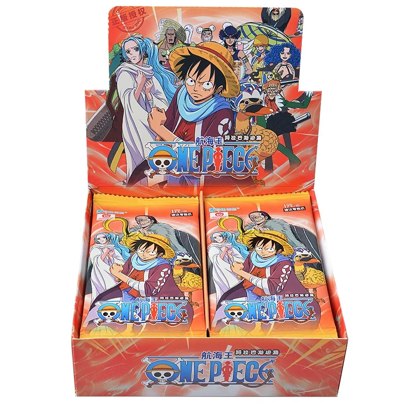 4Style Genuine Original Box Classic Anime One Piece Card Character rufy Zoro Nami Sanji Collection regalo di compleanno per bambini