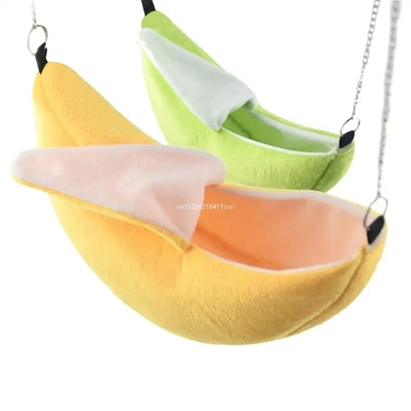 Small Animal Hammock Hamster Warm Cozy Bed Banana Nest for Sugar Glider Ferret Dropship