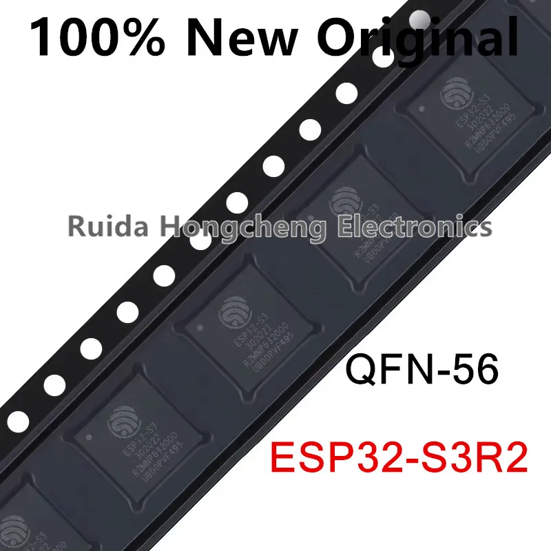 5-10PCS/Lot ESP32-S3R2 QFN-56 New original Wi Fi+Bluetooth 5.0 2MB 32-bit dual core MCU chip ESP32-S3、ESP32