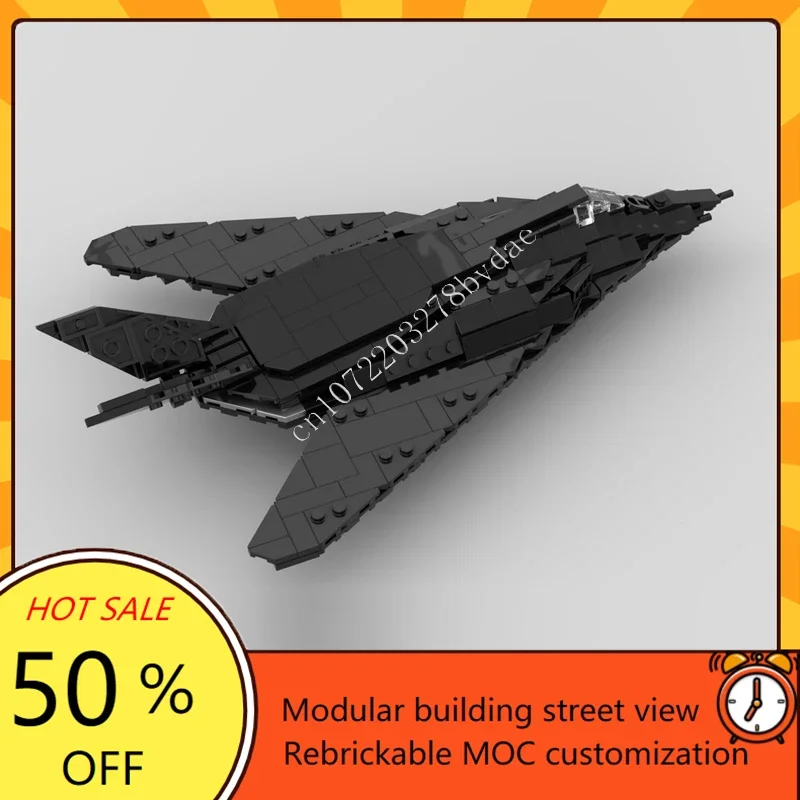 429 pièces MOC Puzzles personnalisés échelle 1:72 F-117 modèle d'avion Nighthawk bricolage avion assemblé créatif enfants jouet d'anniversaire cadeau de noël