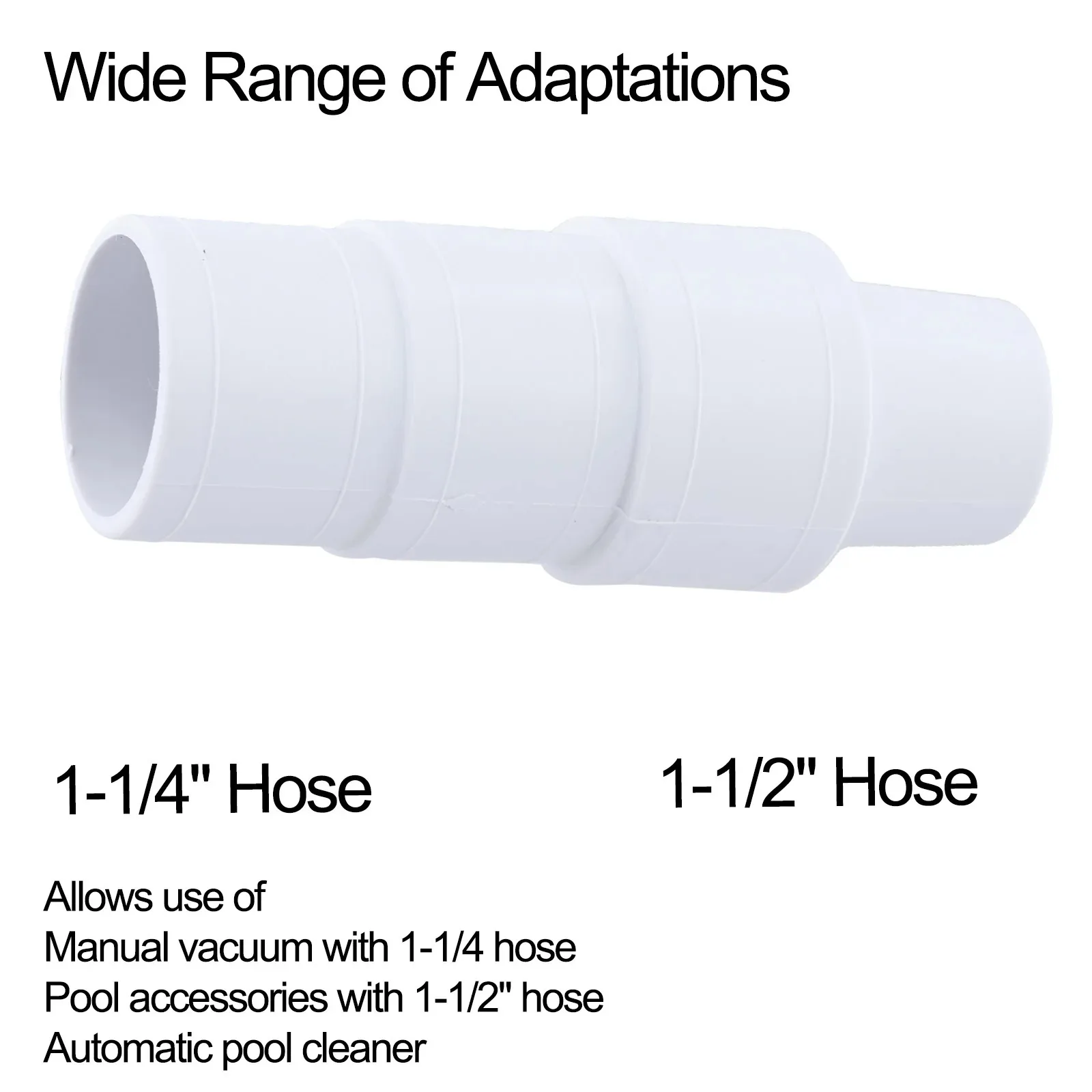 Pool Vacuum Hose Adapter For Intex Bestway Polygroup Swimming Pool Cleaner Replacement Parts 4558 Wall Fitting