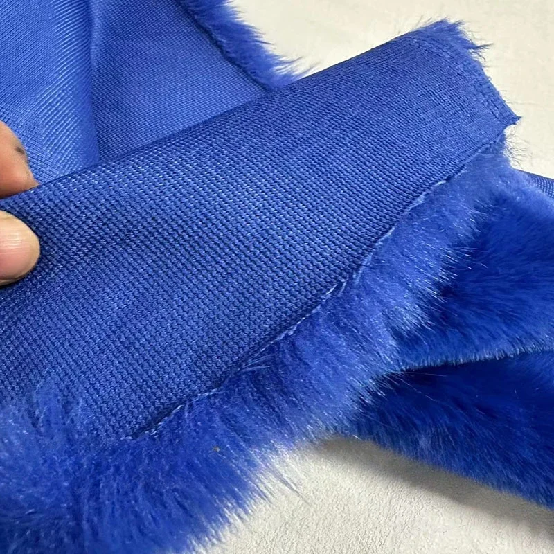 

Solid Color 2.5cm Thicken Imitation Otter Rabbit Fur Short Plush Fabric Making DIY Plush Fabric Display Background Scarf Pillow