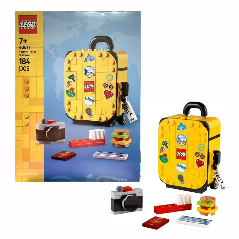 

Lego 40817 Yellow Suitcase 2025 New Children's Educational Building Block Toy Gift