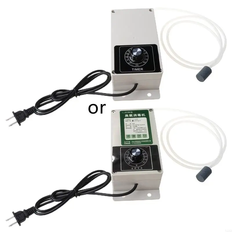 500mg Portable Generator 220V Air Water Ozonizer Aquarium Ozonator Vegetable Washing Machine N58D