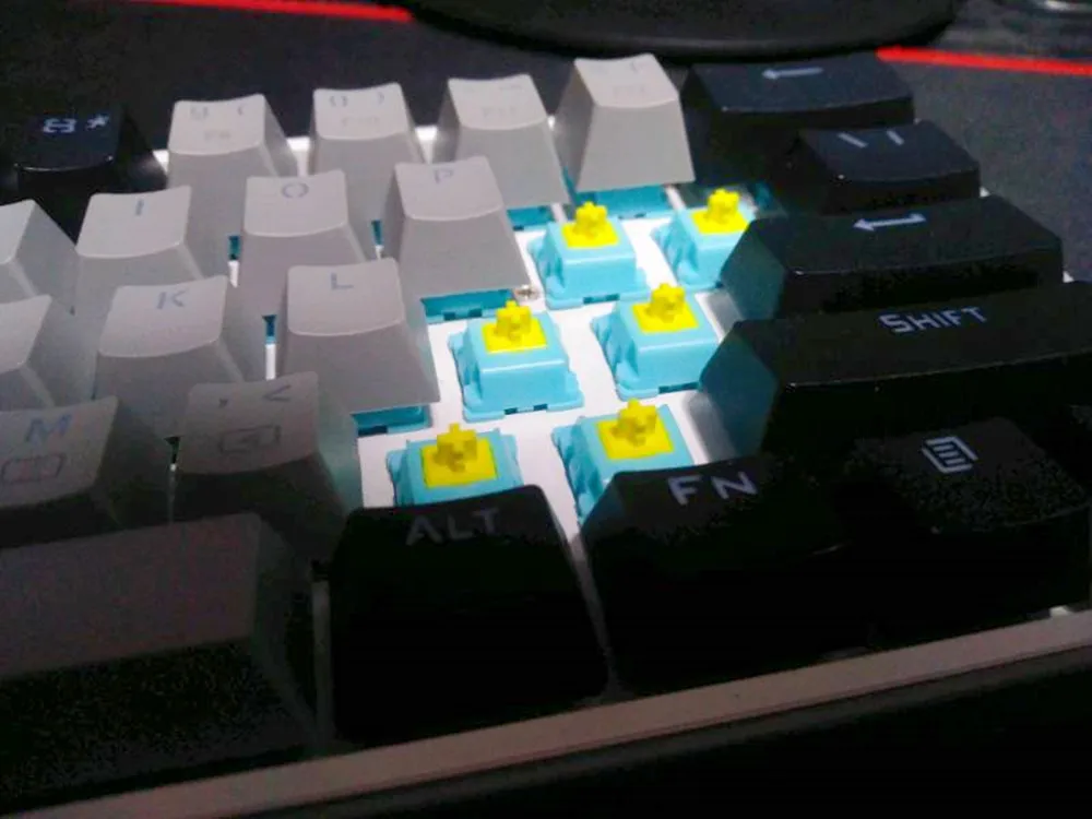 KTT Switch Sea Salt Lemon Switches Mechanical Keyboard 3pin Linear SMD MX Switchs Blue Light Tactile Custom Cherry for GK61