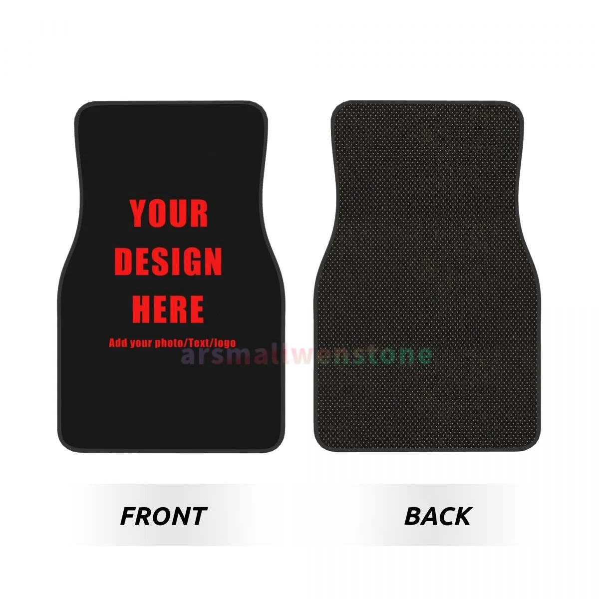 Your Own Design Printed Car Floormat Heavy Duty Front Rear Rubber Floor Mats Carpet Floor Protection Fits Most Vehicles