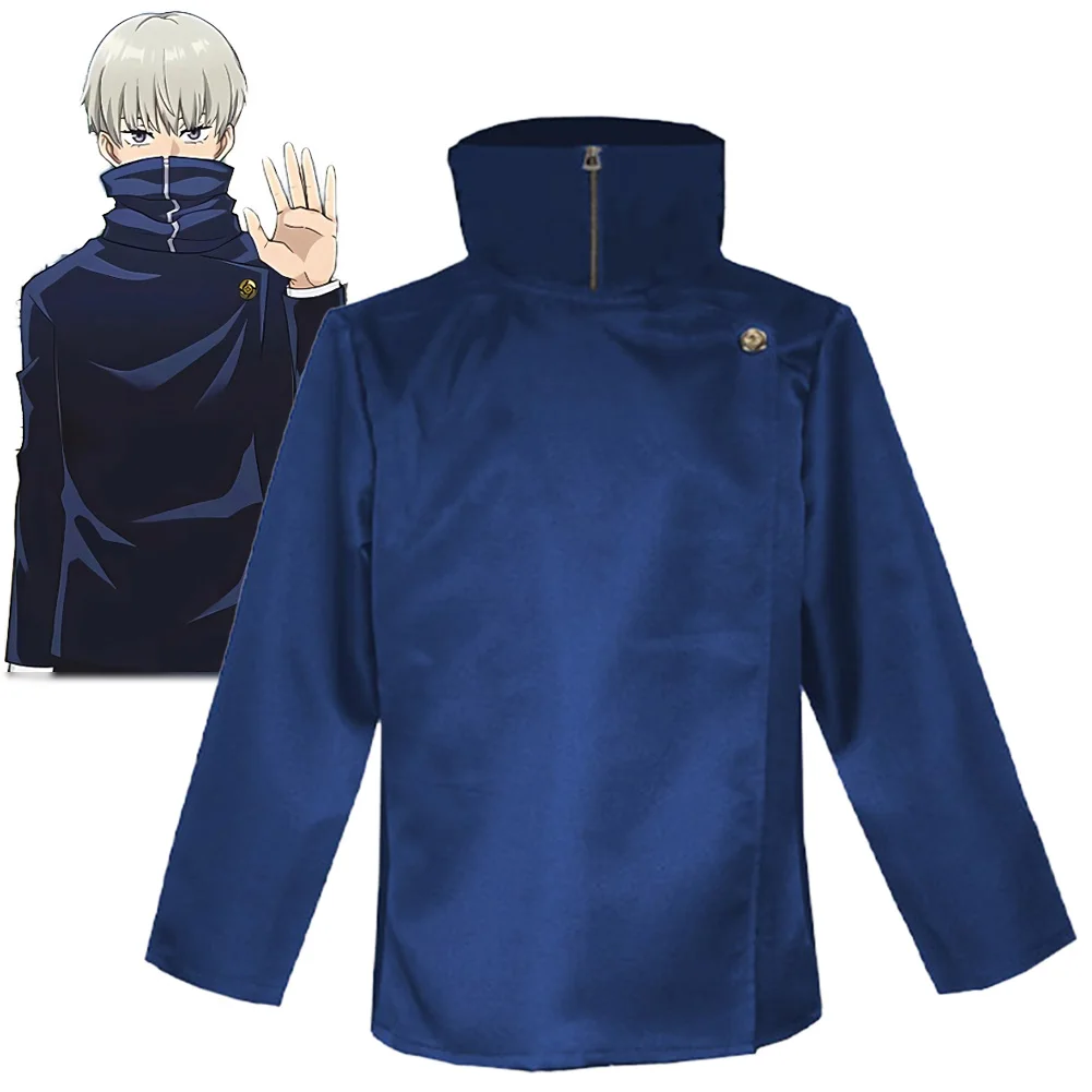 Megumi Fushiguro Inumaki Toge Cosplay Fantasy Hoodies Tops Anime Jujutsu Kaisen Costume Men Roleplay Fantasia Party Outfits