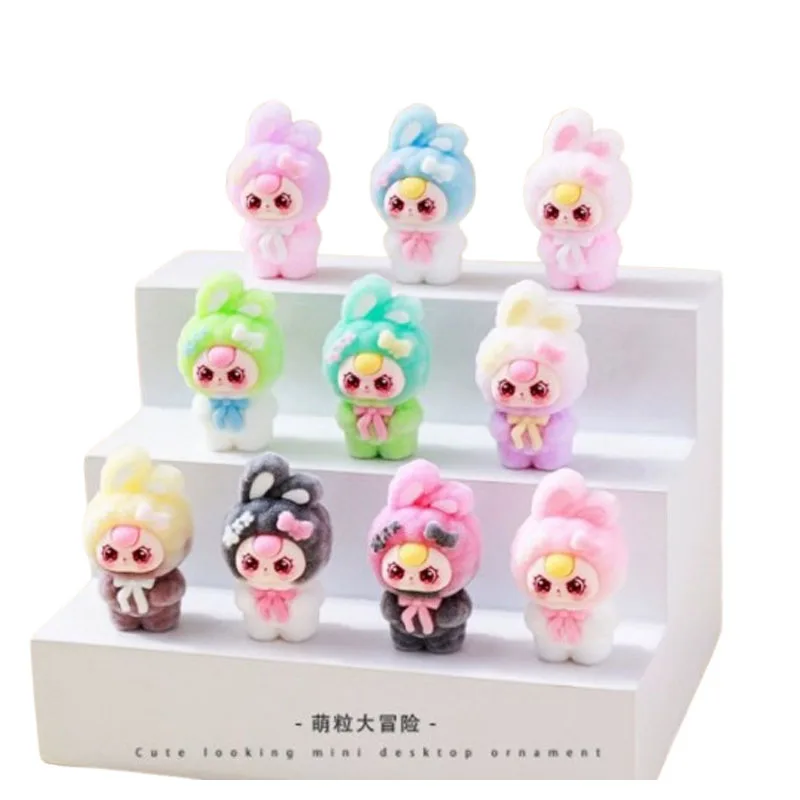 جديد التدرج رسمت الدائمة الأرنب تمثال الراتنج سيارة تمثال اليدوية سلسلة هواتف محمولة مجوهرات هدية #6