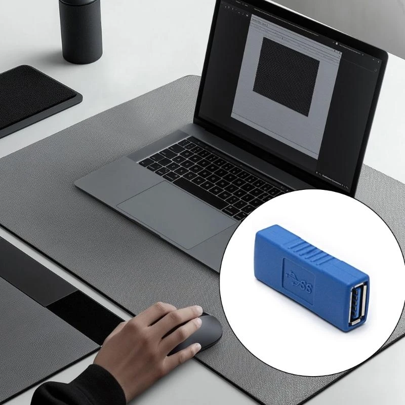 USB3.0 مقرنة USB أنثى إلى محول أنثى لتوصيل التوصيل بسلاسة